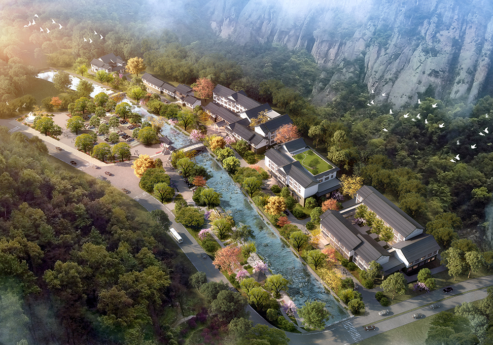 樂(lè)清市雁蕩山朝陽(yáng)山莊改建項(xiàng)目效果圖 樂(lè)清市雁蕩山朝陽(yáng)山莊改建項(xiàng)目效果圖